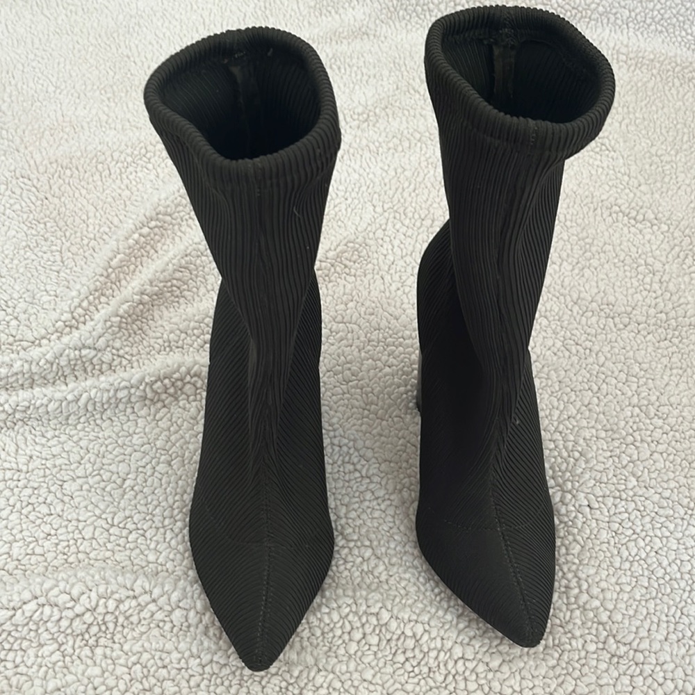 Steve Madden olive stretch boot